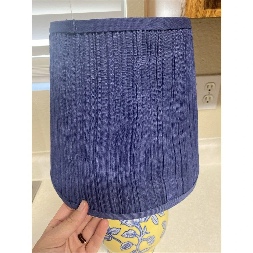 Brooks Brothers Yellow & Blue Floral Table Lamp